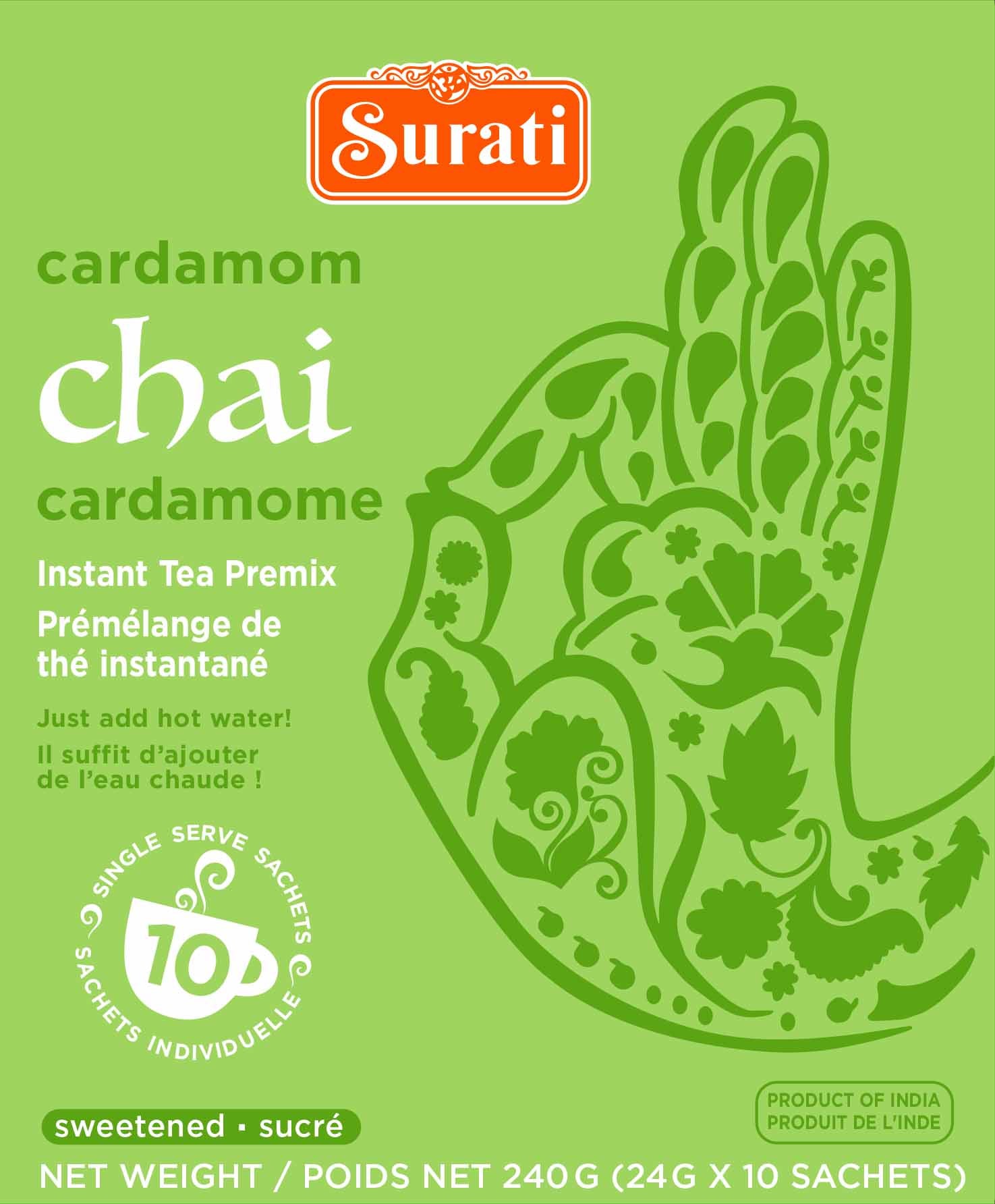 Surati Tea Rusk Cardamom Chai Instant Tea Premix – Surati Snacks - Buy Indian Snacks ...