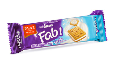 Parle Hide & Seek Fab Vanilla Cookies- 112g