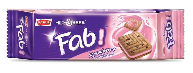 Parle Hide & Seek Fab Strawberry Cookies- 112g