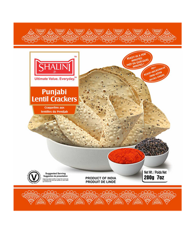 Punjabi Lentil Crackers - 200g