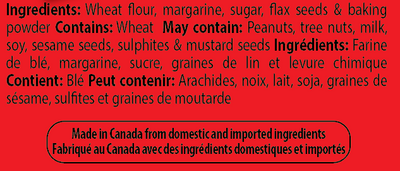 Flax Seed Cookies - 340g