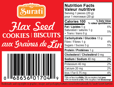 Flax Seed Cookies - 340g
