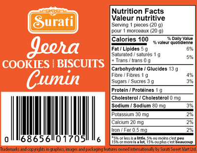 Jeera Cookies - 340g