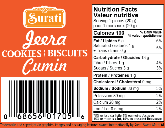 Jeera Cookies - 340g