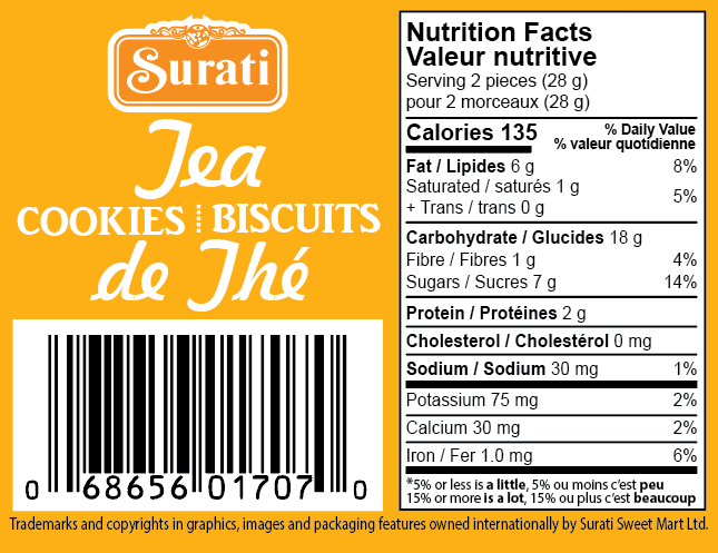 Surati Tea Rusk Tea Cookies - 340g – Surati Snacks - Buy Indian Snacks & Sweets