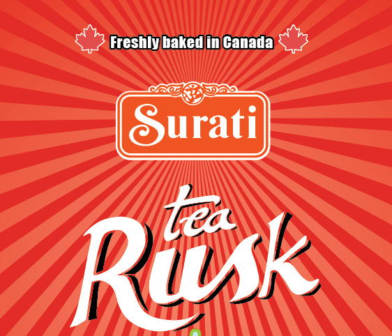 Surati Tea Rusk Tea Rusk - 200g – Surati Snacks - Buy Indian Snacks & Sweets