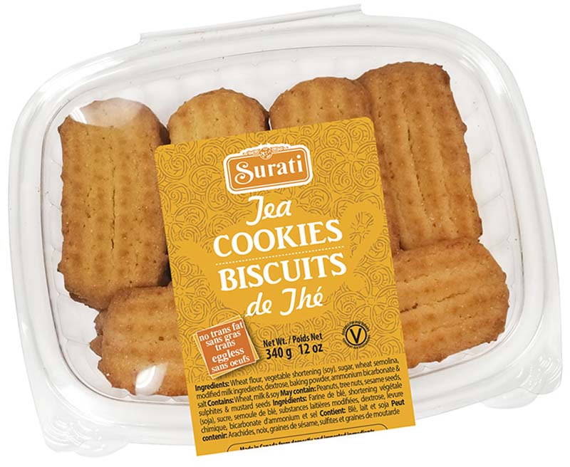 Surati Tea Rusk Tea Cookies - 340g – Surati Snacks - Buy Indian Snacks & Sweets